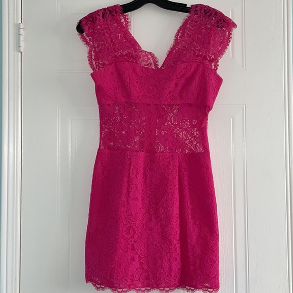 BCBGMaxAzria Dresses & Skirts - BCBG MaxAzria Lace Minidress